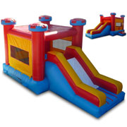 inflatable slide jumper combo